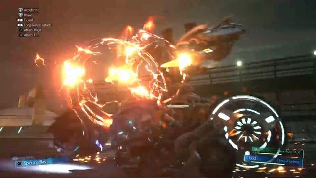 Final Fantasy VII Remake - Chapter 18: Bike Battle Mini-Game #2 смотреть онлайн