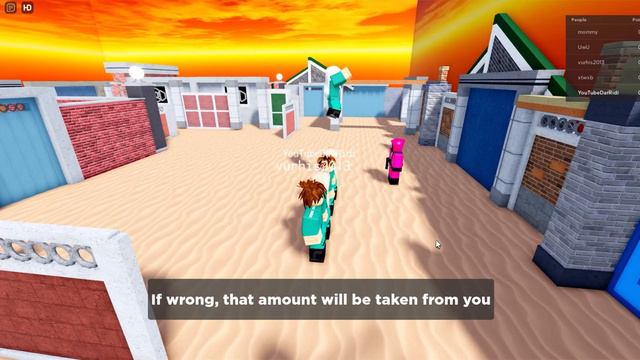 Самая сложная игра в Кальмарав Роблокс