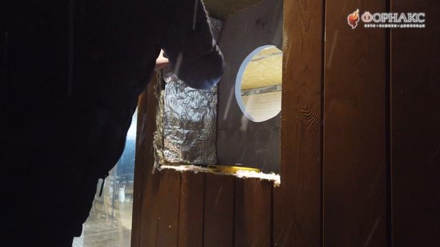 Установка каминной топки в каркасном доме. смотреть онлайн