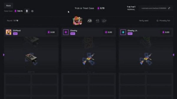 ALL IN $300 Case Battle on RustClash - Rust Gambling