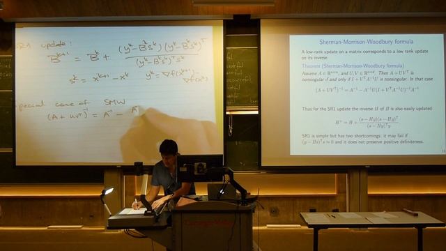 Lecture 18: Quasi-Newton methods смотреть онлайн