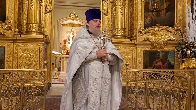 Проповедь в Крещенский сочельник. смотреть онлайн