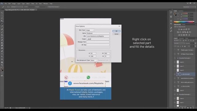 Make clickable pdf in photoshop / Add Hyperlink / Jignesh artwork смотреть онлайн