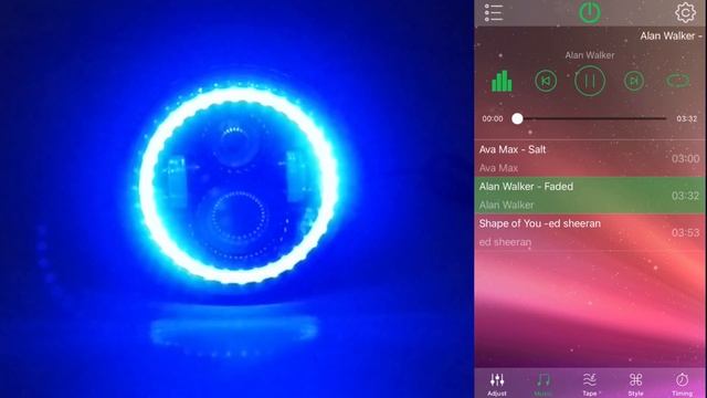 Happy Lighting - BeltandRoad 7 Inch Harley Daymaker RGB Halo App