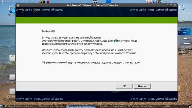 Чистим компьютер от вирусов с помощью DrWeb CureIt смотреть онлайн