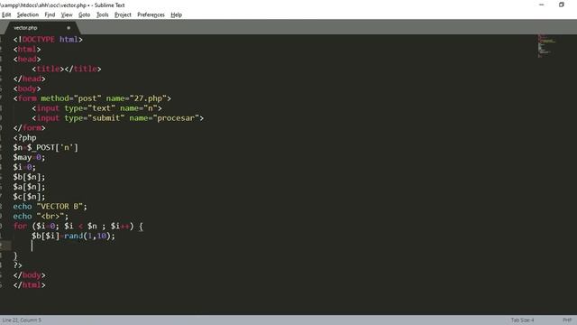 Vectores N° 24 - PHP смотреть онлайн