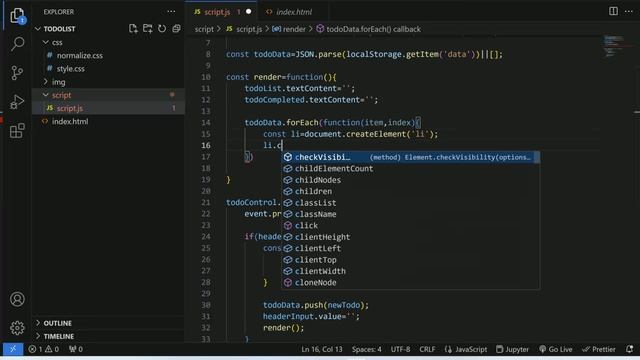 JavaScript 6 ToDoList смотреть онлайн