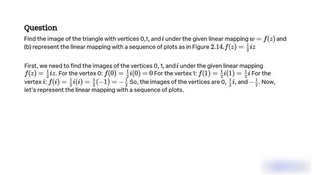 Find the image of the triangle with vertices 0,1, and смотреть онлайн
