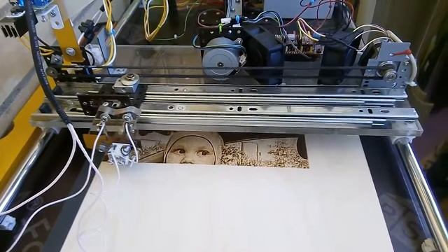 Выжигатели -- видео от пользователей CNCAba-Pyrography, это  станок  Лёвы Григорьева
