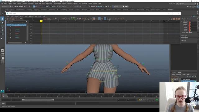 How to Animate a Walk Cycle for Games | Animation Workshop Part 01 | Animation Tutorial смотреть онлайн