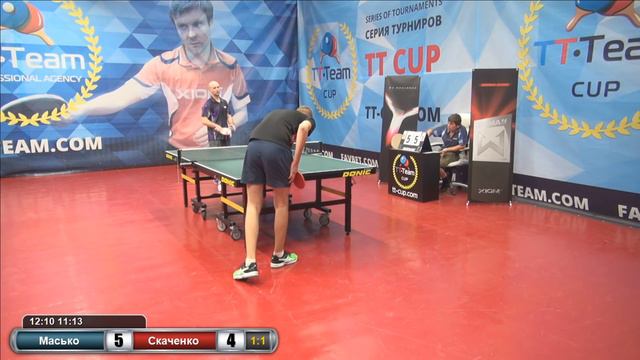 Игра за 1 место.Масько - Скаченко. 24 июля 2016 TT Cup смотреть онлайн