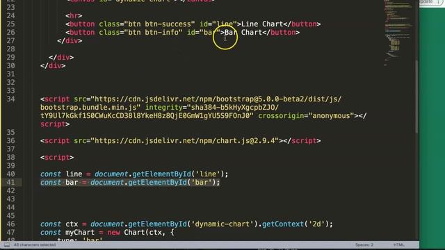 Creating Dynamic Button to Change Chart In Chart JS смотреть онлайн