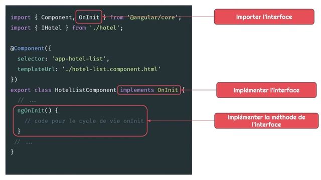 Tutoriel Angular #17 - Interfaces et cycles de vie (ngOnit, ngOnChanges...) Partie 2 смотреть онлайн