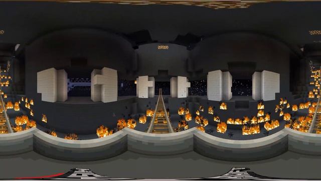 Minecraft 360 vr roller coaster- aliens\ Майнкрафт 360° VR американские горки - инопланетяне смотреть онлайн