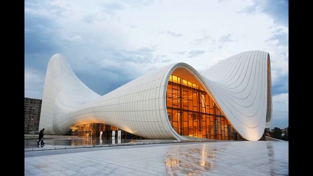Sights of Azerbaijan - The Heydar Aliyev Center. Достопримечательности Азербайджана - Центр Гейдара смотреть онлайн