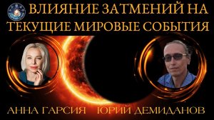 «Влияние Затмений на текущие мировые события и прогноз на 24-27годы», Юрий Демиданов