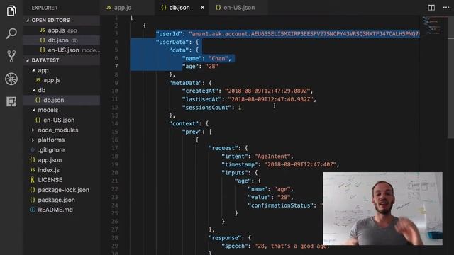 Test Data Persistence with the Jovo Debugger смотреть онлайн