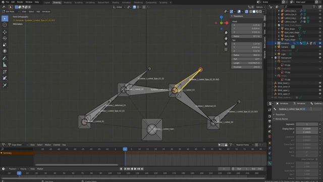 2D Анимация в Blender Grease Pencil Урок 10 Часть 2 Лицевой риг Создаем контроллеры бровей смотреть онлайн
