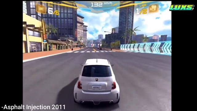 Evolution of Asphalt racing (2004-2018) смотреть онлайн
