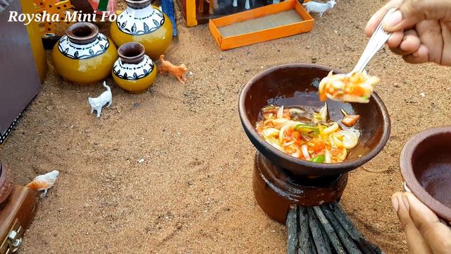 Miniature Chicken Korma + Chapati Recipe | Barbie Classic Mini Food Story | Chicken Kurma /Tiny Foo