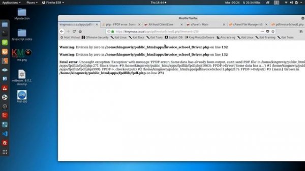 PHP Fatal error: Uncaught exception 'Exception'