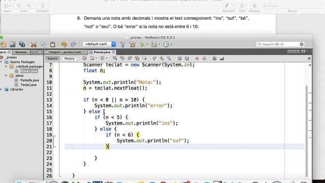 PRG 2020 casa 10. Eixida i entrada en Java. Estructures de control en Java смотреть онлайн