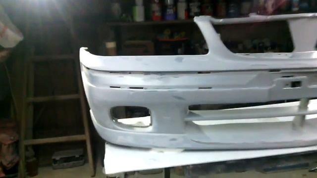 ремонт и покраска переднего бампера ниссан смотреть онлайн