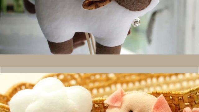 Мягкие игрушки из фетра для малышей Выкройки смотреть онлайн