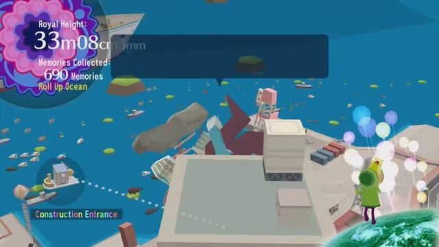 Beautiful Katamari - Playthrough Part 06 - Rolling Uranus [HD] смотреть онлайн