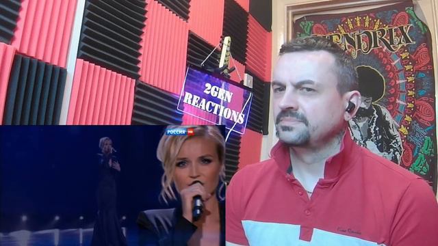 POLINA GAGARINA Полина Гагарина -- Белый снег reaction смотреть онлайн