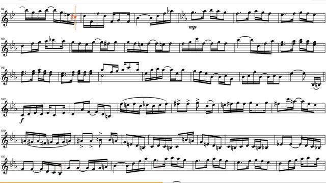 EUGENIA (SCOTT  JOPLIN, 1905),  C-Instrument Play Along