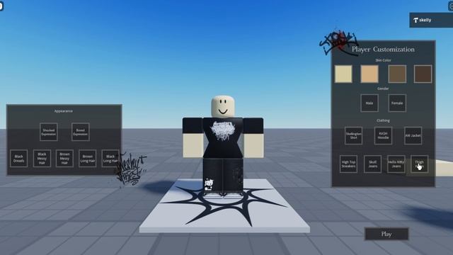 Character customization menu sample смотреть онлайн