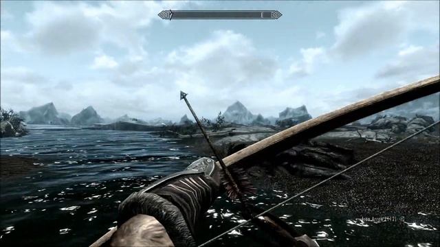 Skyrim Fully maxed GTX 550ti Gameplay смотреть онлайн