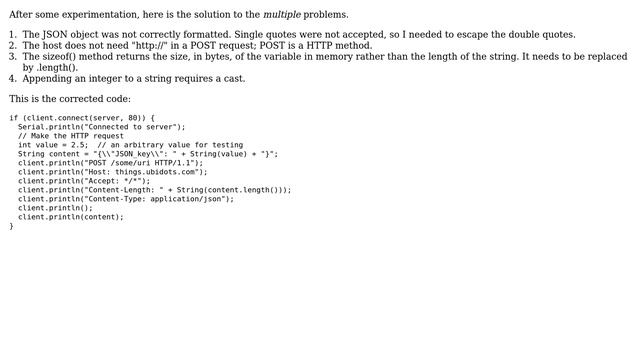 POST request on arduino with ESP8266 using WifiESP library (3 Solutions!!) смотреть онлайн