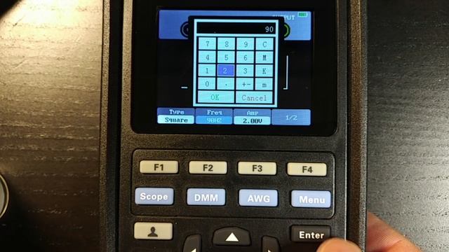 Hantek 2D42 - on-screen numpad смотреть онлайн