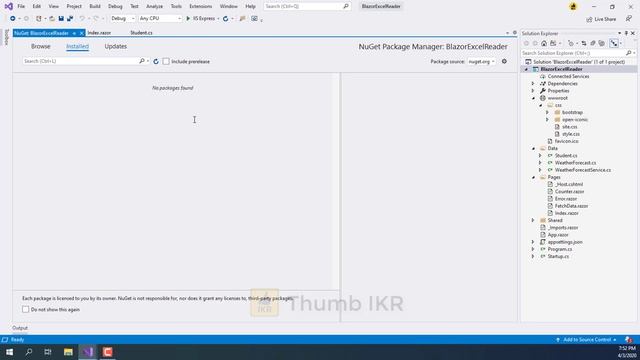 Blazor : Microsoft Excel Reader Example | Read Excel from Path смотреть онлайн