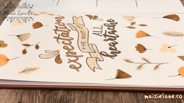 Warm and minimal 2021 bullet journal setup // ft. Maisie Lane Co смотреть онлайн