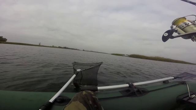 Рыбалка на Днепре. Осеняя Щука на съедобный силикон Lucky John Tioga 3.9.