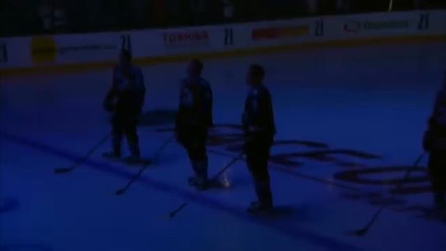 Forsberg´s retirement ceremony, speech and a memorial service (Belak, Salei, Skrastins) смотреть онлайн
