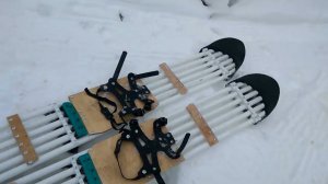 ⛷️Лыжи⛷️ из ПЛАСТИКОВЫХ ПП труб #лыжи #своимируками