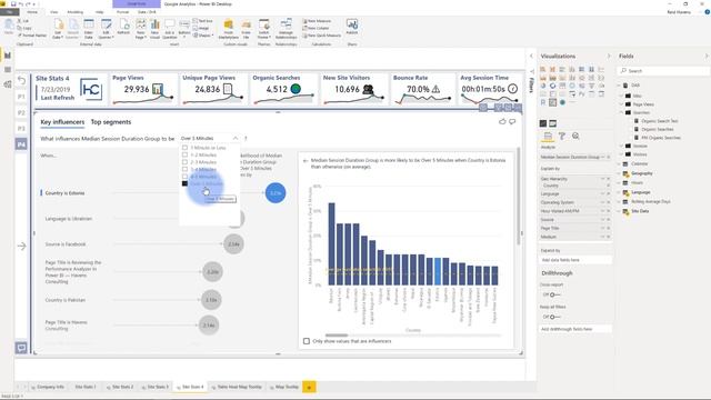 Measure Based Analysis for the Key Influencers Visual смотреть онлайн
