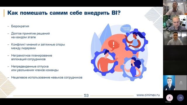 Вебинар «Внедрение и развитие BI: обзор бизнес-подходов» смотреть онлайн