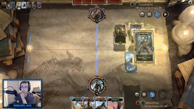 DOWN BUT NOT OUT! - Elder Scrolls Legends - Rebusplays смотреть онлайн