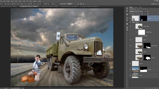 Photoshop CC Manipulation Tutorial | Highway смотреть онлайн