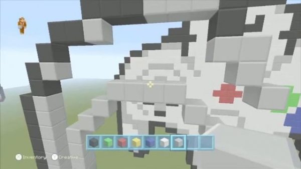 Minecraft N64 controller pixel art tutorial