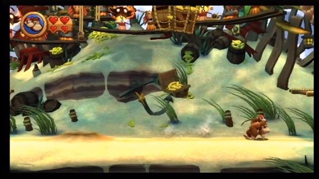 Donkey Kong Country Returns - 2-B Pinchin' Pirates смотреть онлайн