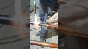 Вау, вот это да. ?Пайка медной трубы под азотом