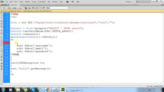 PHP PDO SELECT ALL | PHP PDO fetch | PHP PDO Tutorial 2019 | PHP PDO CRUD смотреть онлайн
