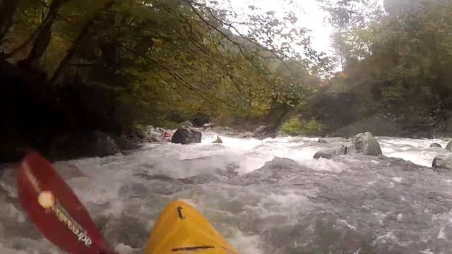 Kayaking on Achiskali river (Georgia, Guria region, full version) смотреть онлайн