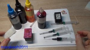 Заправка струйных картриджей.